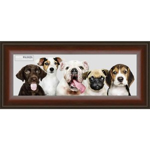 PosterPalooza | Panoramic Linear Brown Picture Frame - UV Acrylic, Foam Board Backing, Hanging Hardware - 1 of 4