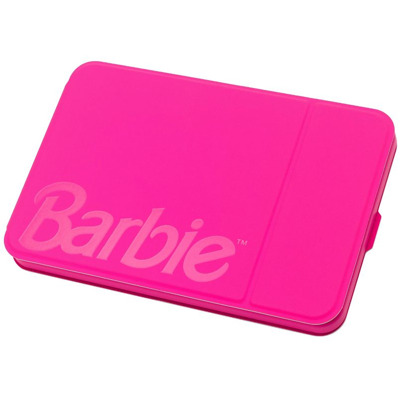 eKids Barbie Portable Makeup Mirror with Adjustable Lighting - White (MI-CV10BE.EXV23OLB), 3 of 5