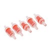 Unique Bargains Plastic Air Pump Check Valves for Aquarium Fish Tank Red Clear 5 Pieces - 3 of 3