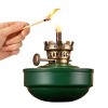 Kings County Tools 5in Nautical Oil Lamp, Green - 4 of 4