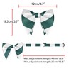 INSPIRE CHIC Men's Pre-tied Striped Adjustable Bow Tie - 3 of 4