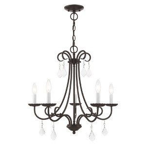 Livex Lighting Daphne 5 - Light Chandelier in  English Bronze - 1 of 2