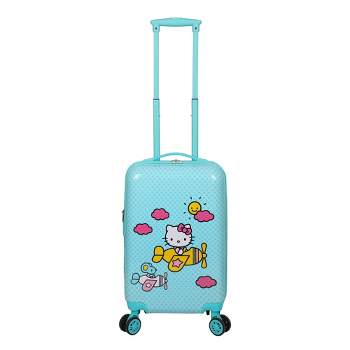Hello Kitty Airplane 20” Kids' Carry-On Luggage With Wheels And Retractable Handle