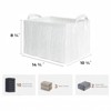 WeThinkStorage Set of 2 Striped Decorative Fabric Storage Bins Capacity - 2 of 4