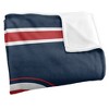 Dixie State University Primary Logo Stripes Silky 50x60 Blanket, 1 Sided - 3 of 4