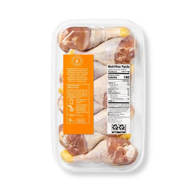 Fresh All Natural Chicken Drumstick Value Pack - 2.75-4 lbs - price per lb - Good & Gather™