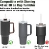 12" Reusable Straws for Stanley/Yeti 30oz-40oz Cup Tumbler, 6 Pack Reusable Straw with Cleaning Brush - 4 of 4
