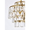 Elegant Lighting Mila 3 - Light Pendant in  Brass - 3 of 4
