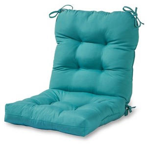 Kensington Garden 21"x21" Outdoor Seat and Back Chair Cushion - 1 of 4