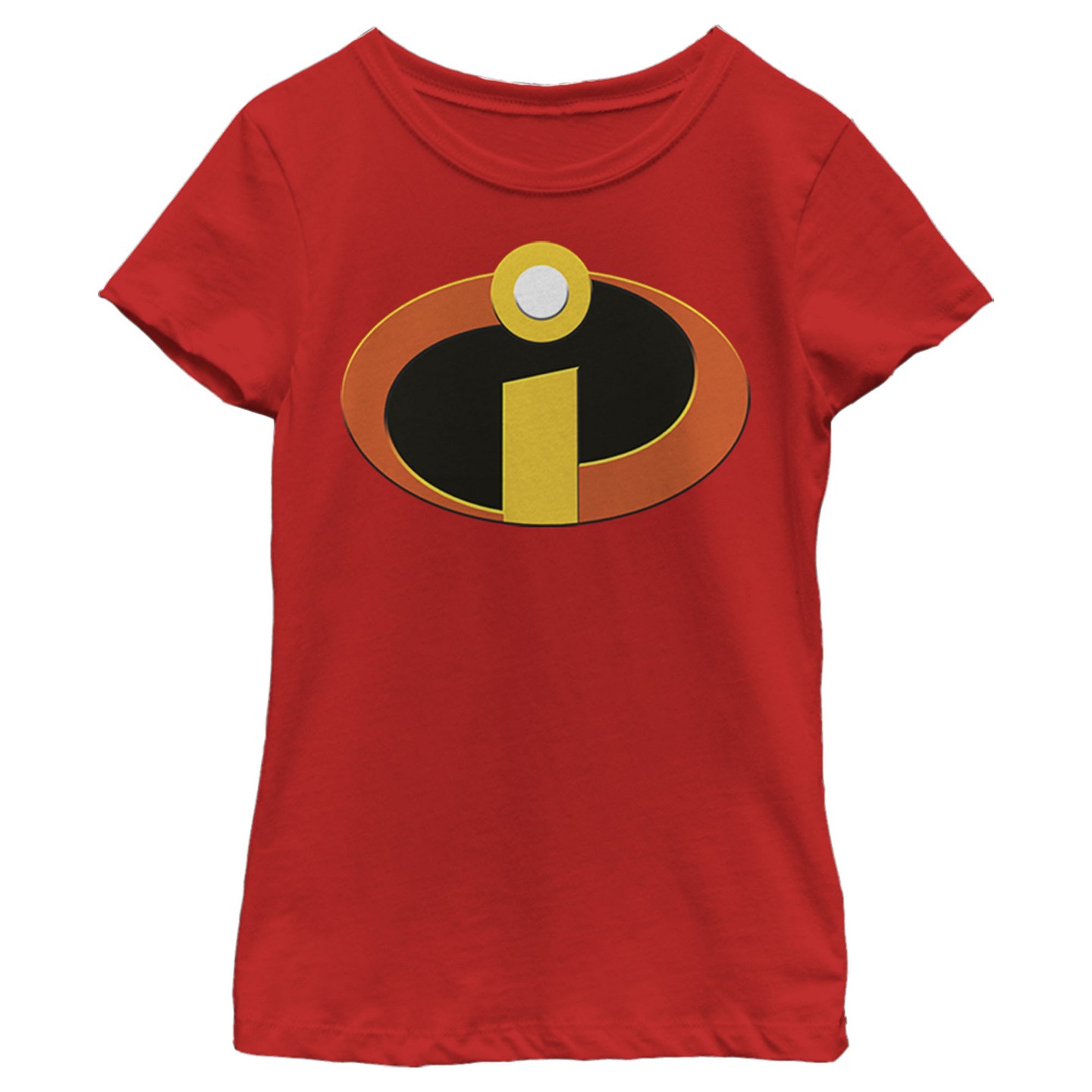 Футболка The Incredibles Classic Logo T-Shirt - Red для девочек, цвет: Красный — фото 1
