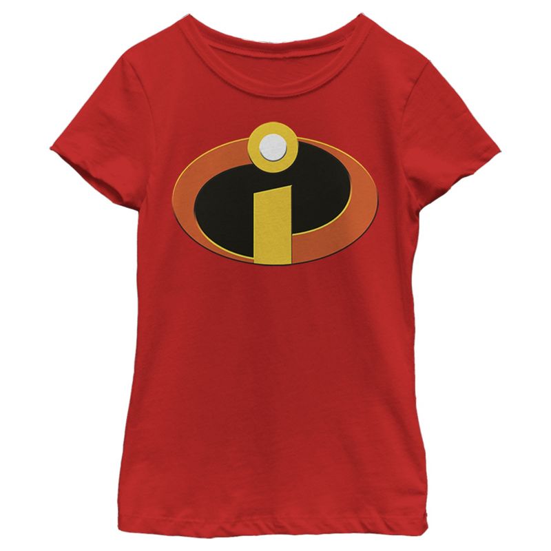 Girl's The Incredibles Classic Logo T-Shirt, 1 of 5