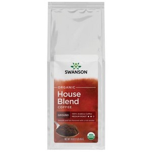 Swanson Organic House Blend Ground Coffee - Medium Roast 16 oz Pkg - 1 of 3