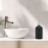 Unique Bargains Reusable Cylinder Frosted Soap Dispenser 1 Pc - 2 of 4