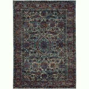 Oriental Weavers Andorra 6846B Blue/ Purple Indoor Area Rug - 1'10" x 3'2" - 1 of 4