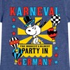 Girls' - Peanuts - Karneval Biggest Oldest Party Germany Fitted Short Sleeve Graphic T-Shirt - 2 of 4