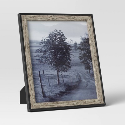 Photo 1 of 10 x 12 Float to 8 x 10 Single Image Frame Rustic Walnut/Black - Threshold