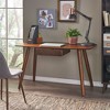 Functional Office Desk With 1 Drawer, Modern Simple Workstation Business Furniture For Home Office Dining Room Living Room Study Rooms Decoration - 2 of 4