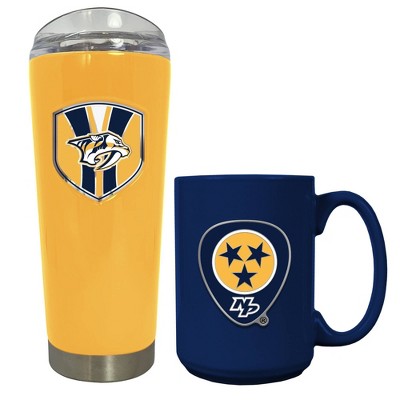 NHL Nashville Predators Roadie Tumbler and Mug Set
