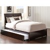 Platform Bed with Footboard & 2 Drawers - Storage Bed Frame - Slatted Support - 2 of 4