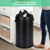 Orieon 17 Gallon Trash Can with Swing Top Lid, Fingerprint-Resistant Stainless Steel, Commercial Kitchen & Office Bin. - 3 of 4