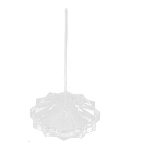 Unique Bargains Office Desk Metal Spike Sunflower Base Bill Receipt Note Paper Memo Holder Stick - 1 of 4