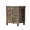 Bella Depot 16.7'' Farmhouse Wooden Nightstand Set of 2 Side Table with Storage Cabinet for Bedroom - 4 of 4