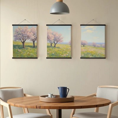 Floral Canvas Wall Art with Strong Artistic and Visual Aesthetics,3 - Pieces