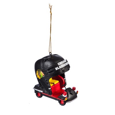 Evergreen Chicago Blackhawks Field Car Ornament