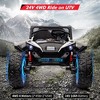 24V 2Seats Ride on UTV with Remote Control, 17" Extra Large EVA Wheels & 20.5“ Wide Seat 4WD Electric Vehicle - 2 of 4