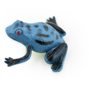 Blue Poison Dart Frog, Arrow Frog, Very Nice Plastic Design, Educational, , Realistic Figure, , Replica, Toy,  1 1/2 Inches.   CWG16 B47 - 1 of 4