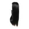 Unique Bargains Women's Halloween Wigs 26" Black with Wig Cap 1 Pc - 3 of 4