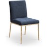 Meridian Furniture,Reeves Chenille Fabric Dining Chair, Set of 2 - 2 of 4