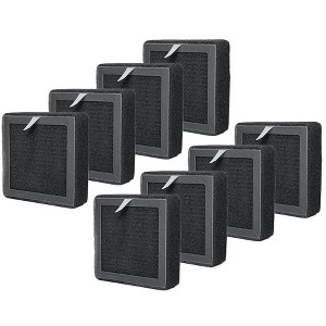 Nispira 3-in-1 True HEPA Carbon Filter Replacement Compatible with Osimo A2 Air Purifier, 8 Packs - 1 of 4