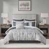 12Pcs Comforter Set, Solid Bedding Set, Microfiber Bed Comforter - 2 of 4