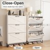 Shoe Storage Cabinet with 3 Flip Drawers - 4 of 4