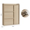 Garvee Shoe Cabinet with 3 Drawers, Wooden Shoe Organizer with Adjustable Shelf, Shoe Storage Cabinet, Hidden Shoe Cabinet for Hallway Living Room - 3 of 4