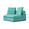 Cloud Modular Sectional Sofa,Maimi Sofa,Luxury Velvet Couch Sofas for Living Room,74inch Corner Seater - 2 of 4