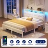 Greenstell  Bed Frame with Upholstered  Storage Headboard & Charging Station - 2 of 4