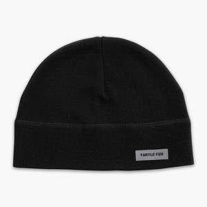 Turtle Fur Carefree Merino Wool Beanie - Adult Knit Winter Cold Weather Hat, Black - 1 of 3