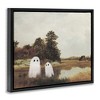 Stupell Industries Ghost Pair in Autumn Countryside Floating Frame Canvas Wall Art - 2 of 4