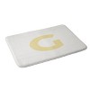 Deny Designs April Lane Art Block Monogram Memory Foam Bath Mat - 2 of 4