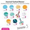 Big Dot of Happiness Blast Off to Outer Space Garland Banner Rocket Ship Baby Shower Birthday Backdrop 30 Ft of Cord 15 Double Sided Planet Shapes - 4 of 4