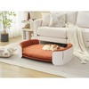 Lyngins Oval Elevated Indoor Pet Bed for Dogs & Cats,Comfy L-Size Dog Sofa Bed with Removable Mattress,Cat Bed - 3 of 4