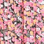 black multi blooming ditsy