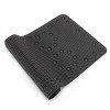 Home Mart Goods Extra Thick Long Black Non-Slip Foam Bathtub Shower Mat With Suction Cups Fast Drying - 36" x 17" - 3 of 4