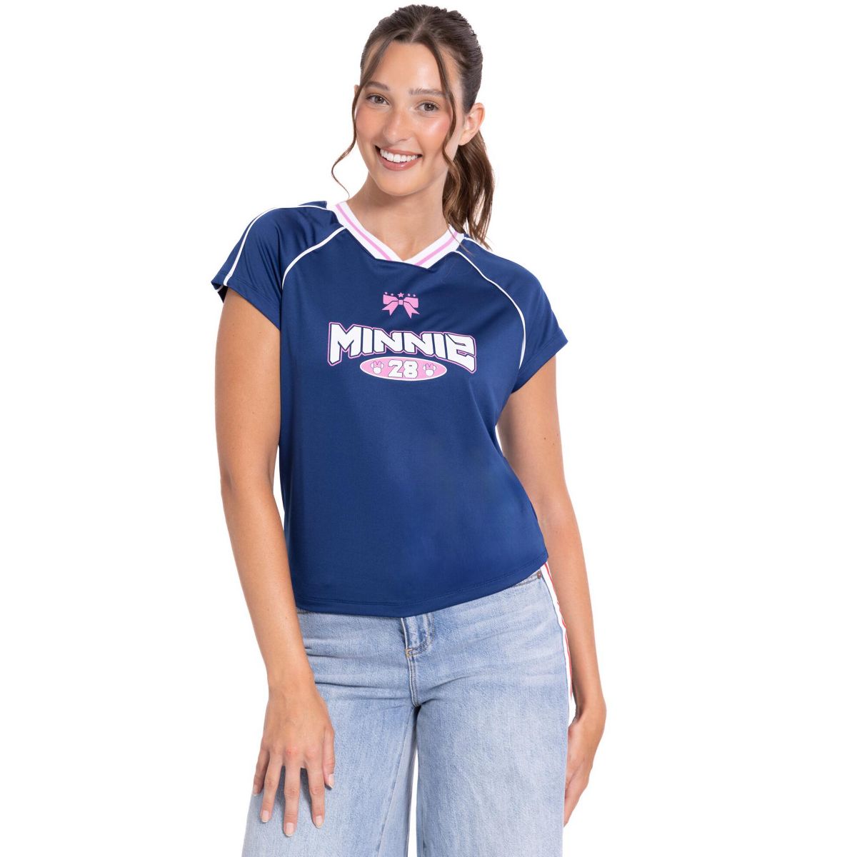 Disney Mickey Mouse & Friends Women's Short Sleeve Soccer Jersey - thumbnail 7