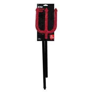 Fun World Rhinestone Bling Pitchfork Costume Accessory - Red - 1 of 1