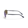 Ray-Ban RB3671CH 60mm Gender Neutral Pillow Sunglasses Polarized Grey/Blue Mirror Lens - 3 of 4