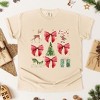 Simply Sage Market Women's Coquette Christmas Collage Short Sleeve Garment Dyed Tee - 3 of 4