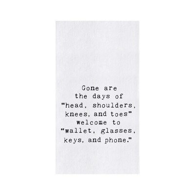 C&F Home Wallet, Glasses, Keys Printed Kitchen Towel